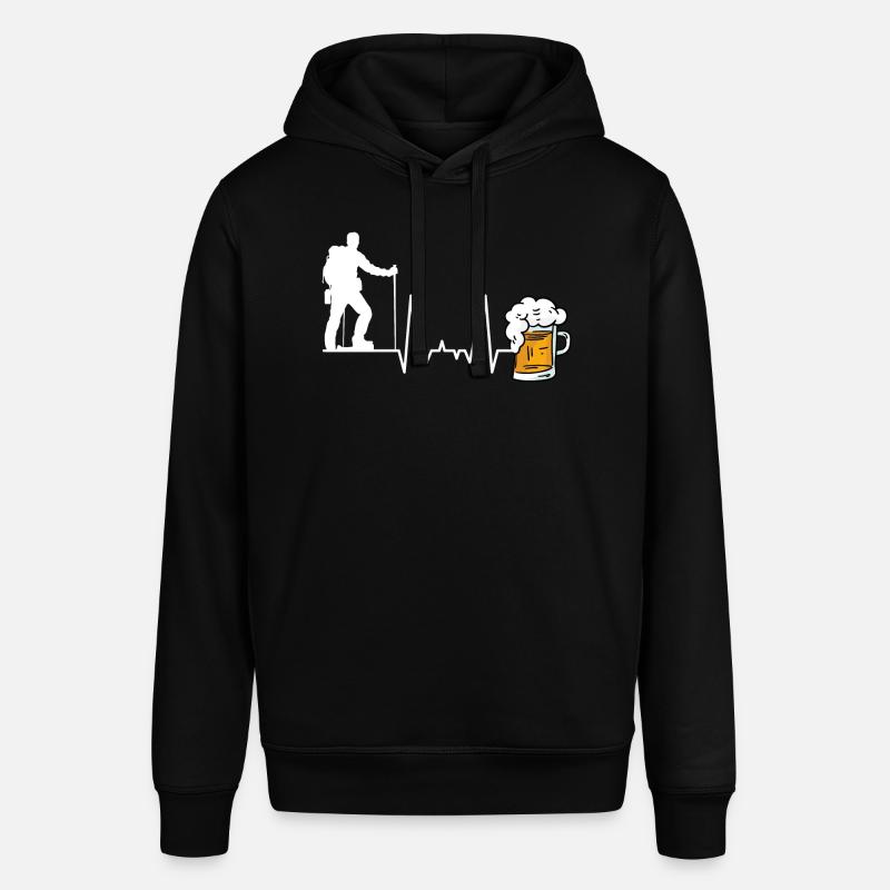 Randonnée et bière - Sweat à capuche SOUNDER Stanley/Stella Unisexe - noir