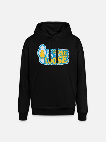 goose on the loose - Stanley/Stella SOUNDER Unisex Hoodie - black