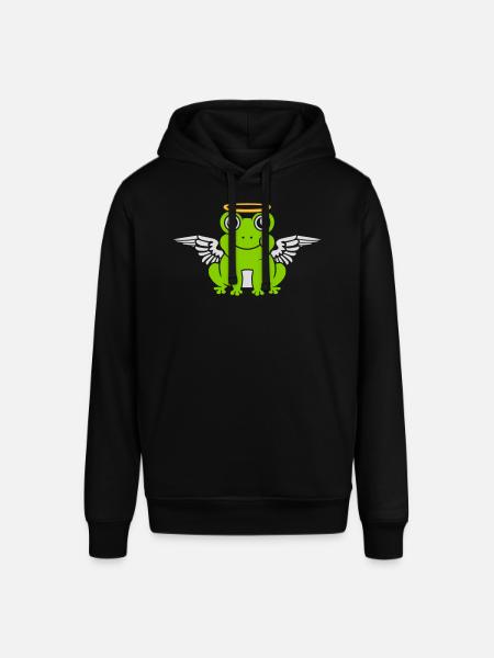 Angel Frog Wing Halo - Stanley/Stella SOUNDER Unisex Hoodie - black