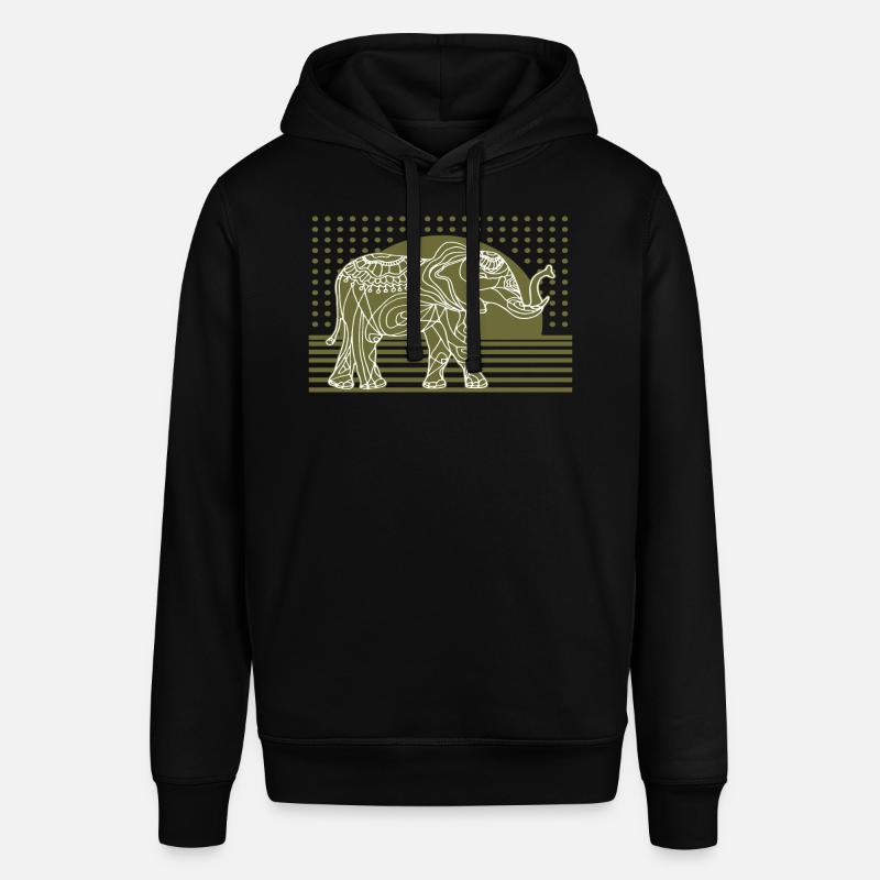 Éléphant - Sweat à capuche SOUNDER Stanley/Stella Unisexe - noir