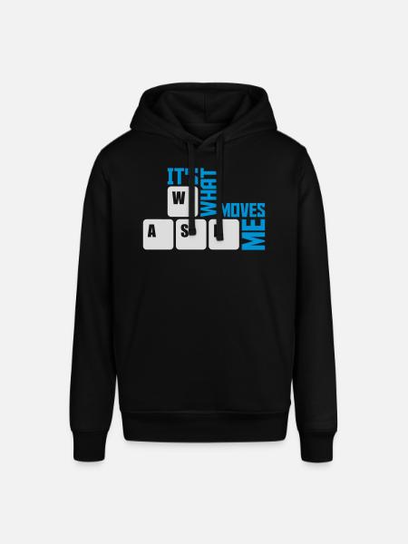 its what moves me - Stanley/Stella SOUNDER Unisex Hoodie - black