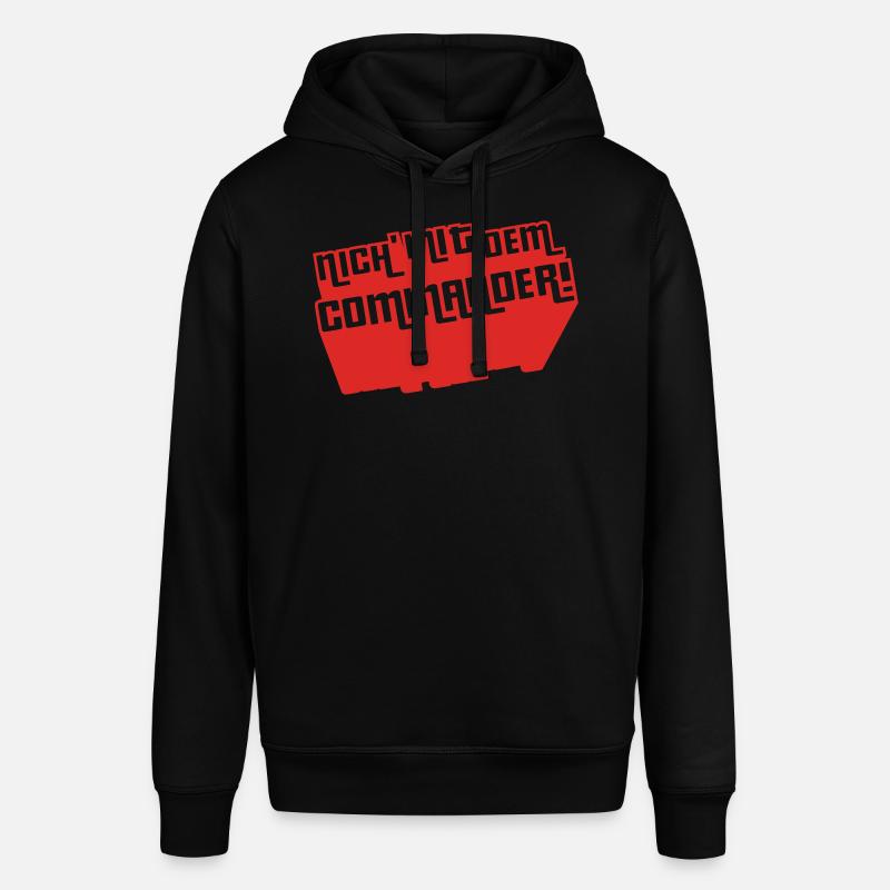 Pas avec le commandant! - Sweat à capuche SOUNDER Stanley/Stella Unisexe - noir