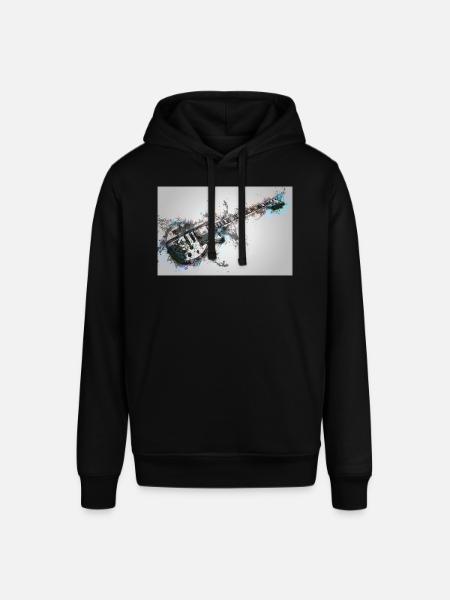 Electro Guitar - Stanley/Stella SOUNDER Unisex Hoodie - black