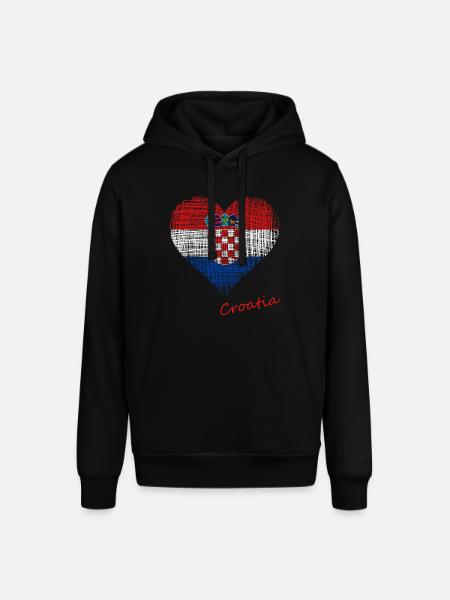 Croatia - Stanley/Stella Unisex Hoodie SOUNDER - Schwarz
