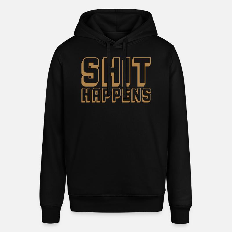 La merde arrive Citation Devise - Sweat à capuche SOUNDER Stanley/Stella Unisexe - noir