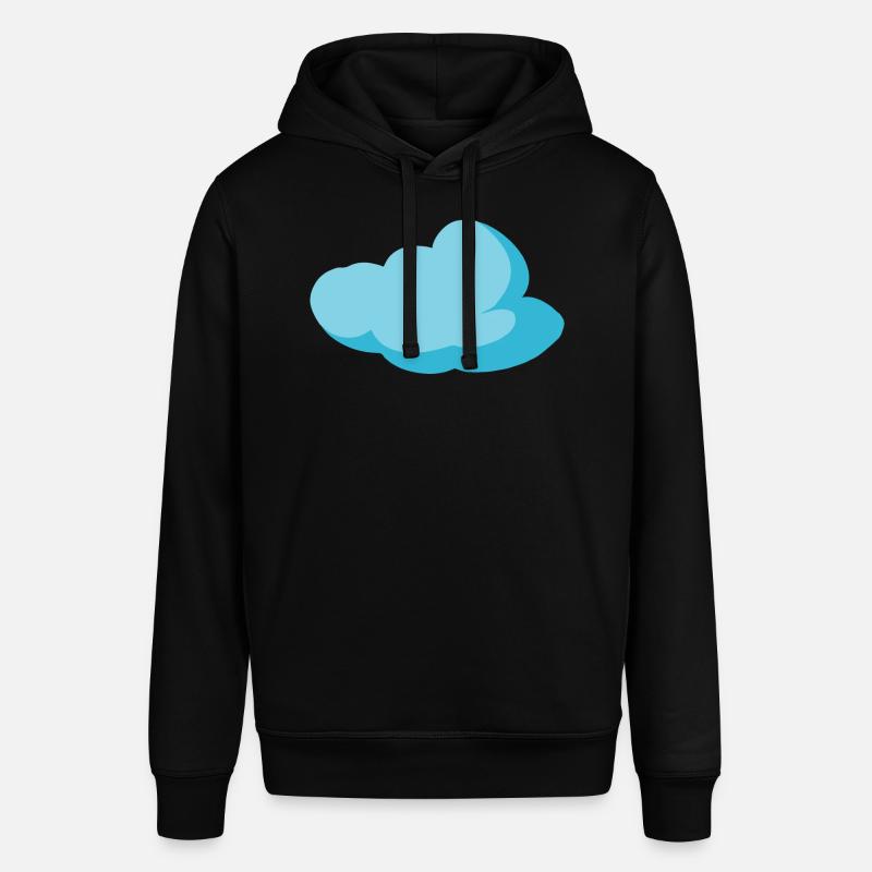 Wolke Blau Cloud Himmel Geschenkidee - Stanley/Stella Unisex Hoodie SOUNDER - Schwarz