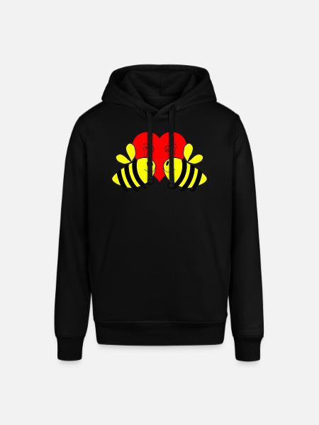 Bee Love 3 - Stanley/Stella SOUNDER Unisex Hoodie - black