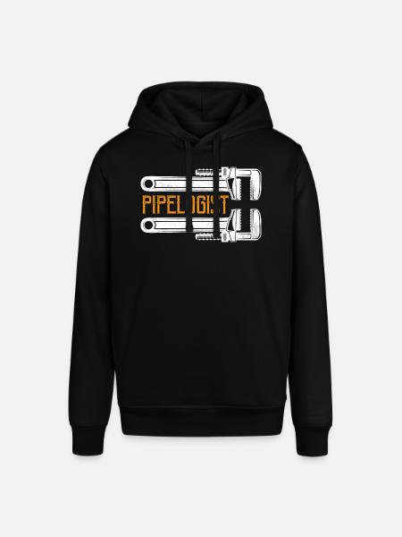 Pipelogist Pipefitter Wrench Plumber - Stanley/Stella SOUNDER Unisex Hoodie - black