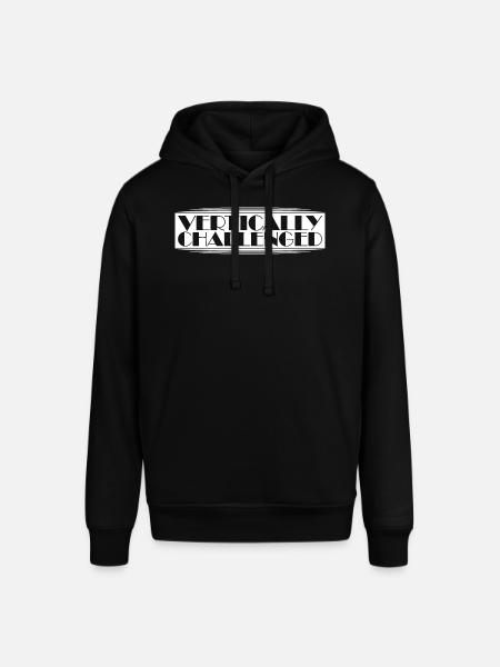Vertically Challenged Funny Short People Joke Men - Stanley/Stella SOUNDER Unisex Hoodie - black