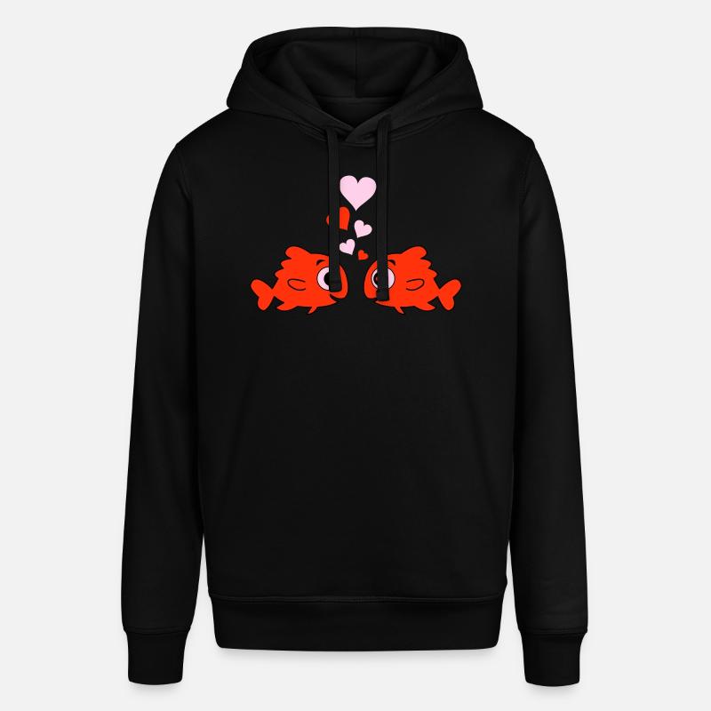 Bande dessinée Poissons amoureux 2 - Sweat à capuche SOUNDER Stanley/Stella Unisexe - noir