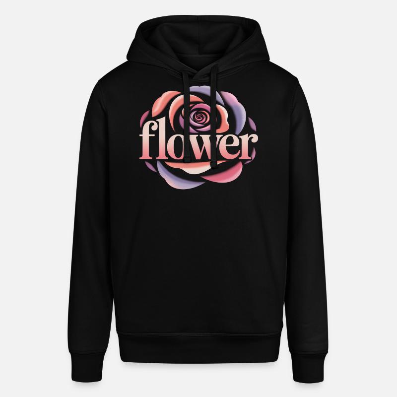 Blumen Logo - Cooles Gartendesign - Stanley/Stella Unisex Hoodie SOUNDER - Schwarz