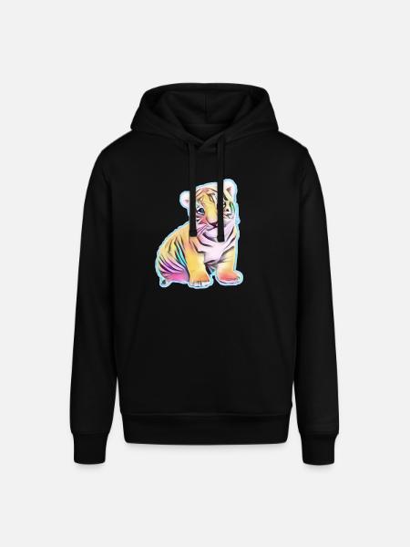 tiger - Stanley/Stella SOUNDER Unisex Hoodie - black