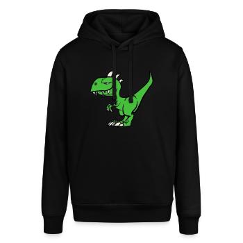 Dinosaures - Sweat à capuche SOUNDER Stanley/Stella Unisexe - noir - Devant - Alina (178cm) & Michal (187cm)