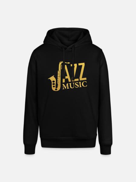Jazz music - Stanley/Stella SOUNDER Unisex Hoodie - black