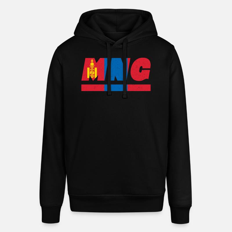 Drapeau mongol drapeau MNG - Sweat à capuche SOUNDER Stanley/Stella Unisexe - noir