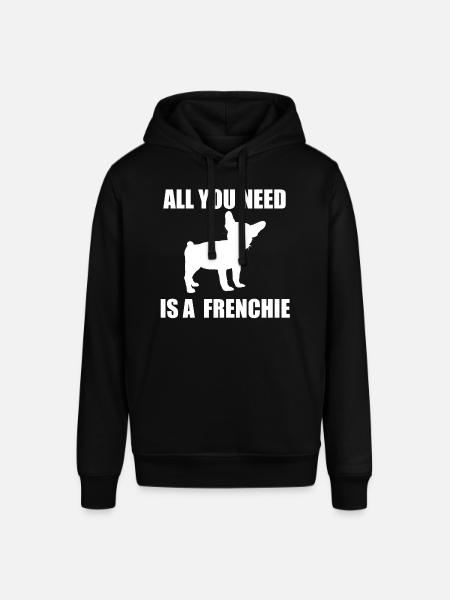 French Bulldog - Sweat à capuche SOUNDER Stanley/Stella Unisexe - noir