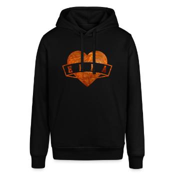 Erna - Stanley/Stella Unisex Hoodie SOUNDER - Schwarz - Vorne - Alina (178cm) & Michal (187cm)