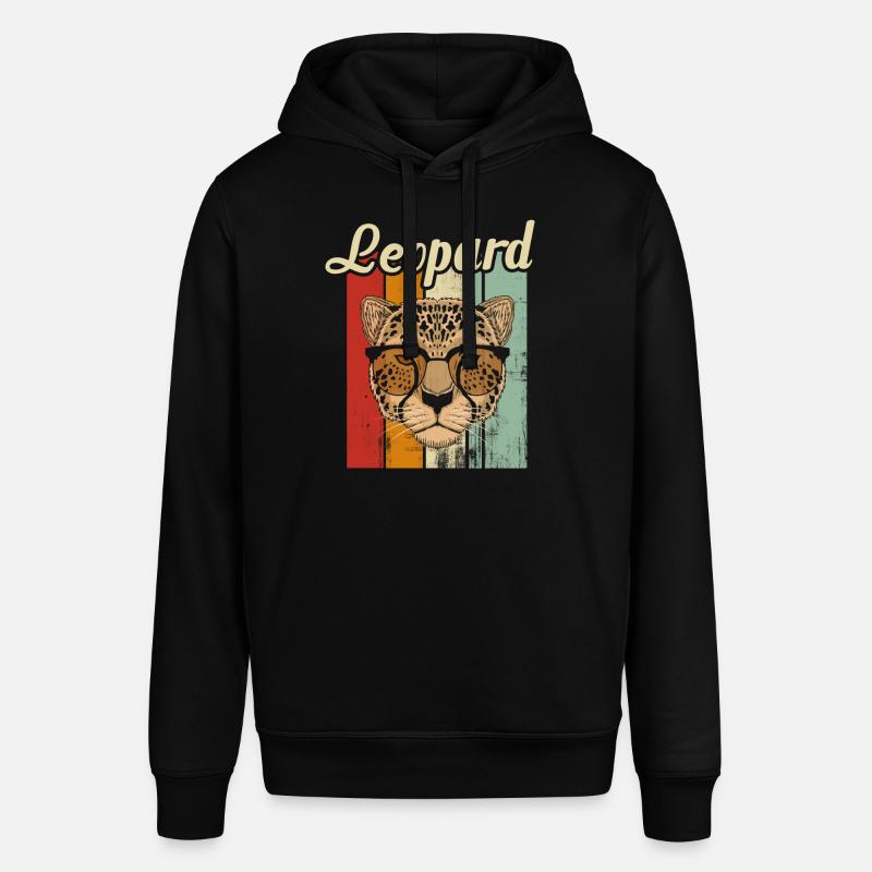 Leopard - Stanley/Stella Unisex Hoodie SOUNDER - Schwarz
