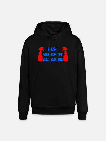 BEST WINDOW CLEANER - Stanley/Stella SOUNDER Unisex Hoodie - black