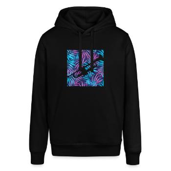 Trompete - Stanley/Stella Unisex Hoodie SOUNDER - Schwarz - Vorne - Alina (178cm) & Michal (187cm)