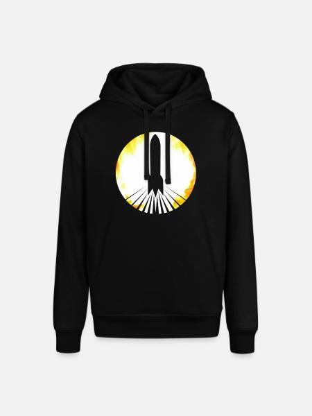 Rocket launch - Stanley/Stella SOUNDER Unisex Hoodie - black