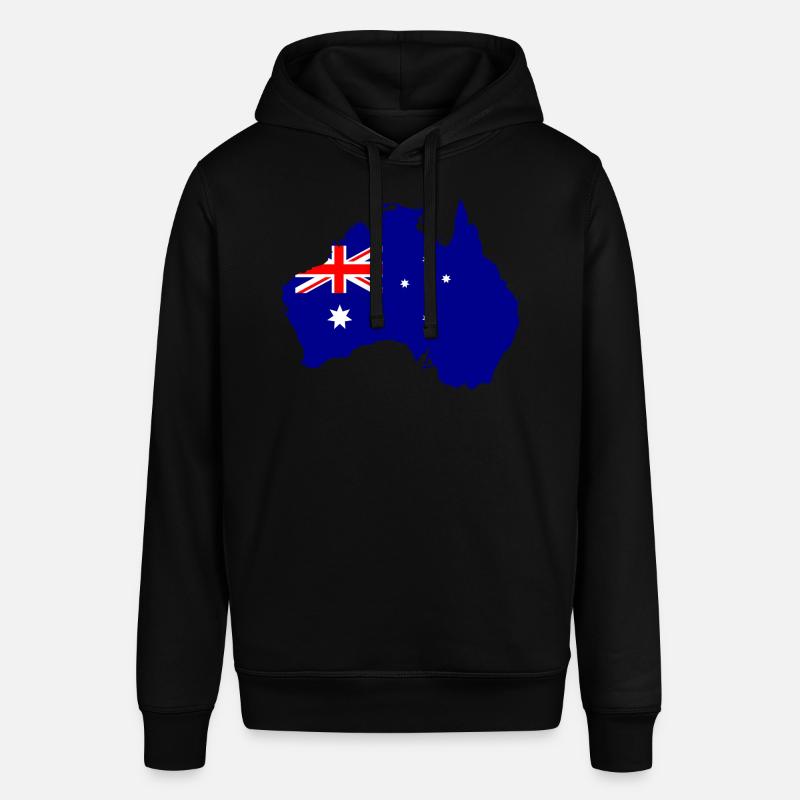 Carte d'idée cadeau drapeau Australie - Sweat à capuche SOUNDER Stanley/Stella Unisexe - noir