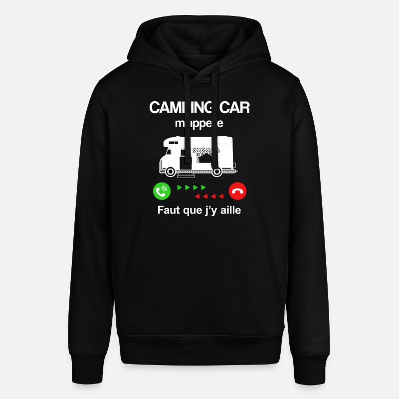 CAMPING CAR M'APPELLE - Sweat à capuche SOUNDER Stanley/Stella Unisexe - noir