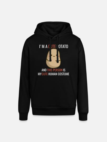 I'm a cute Potato - Stanley/Stella SOUNDER Unisex Hoodie - black