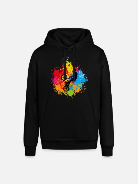 Bmx ,vélo - Sweat à capuche SOUNDER Stanley/Stella Unisexe - noir