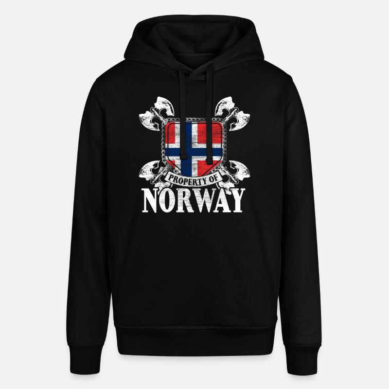 État de Norvège - Sweat à capuche SOUNDER Stanley/Stella Unisexe - noir