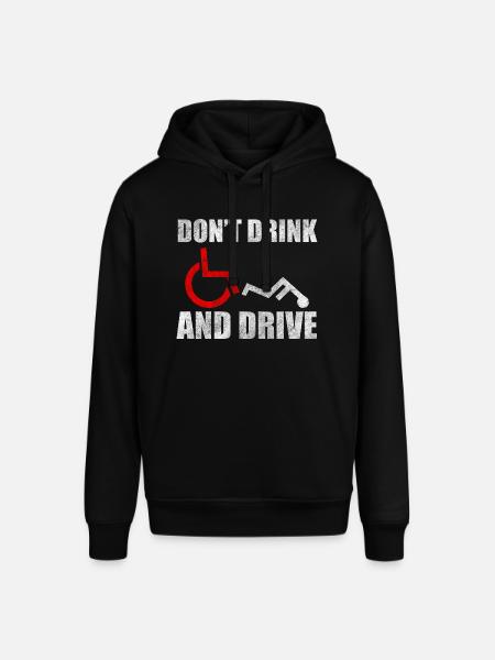 Rollstuhlfahrer Behindert Humor - Stanley/Stella Unisex Hoodie SOUNDER - Schwarz