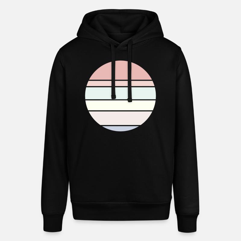 Contexte Pastel Circle - Sweat à capuche SOUNDER Stanley/Stella Unisexe - noir