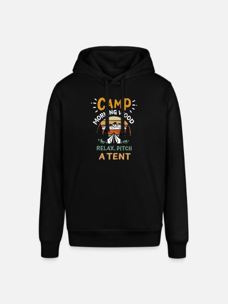 Camp Morning Wood - Stanley/Stella SOUNDER Unisex Hoodie - black
