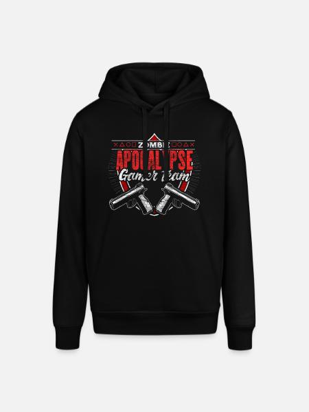 Zombie Apocalypse Survival Gift Idea - Stanley/Stella SOUNDER Unisex Hoodie - black