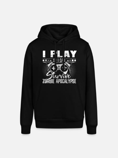 Zombie Apocalypse Undead Halloween - Stanley/Stella SOUNDER Unisex Hoodie - black