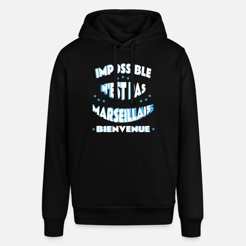 Impossible n'est pas marseillais - Sweat à capuche SOUNDER Stanley/Stella Unisexe - noir