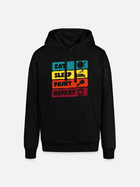 Painter Construction Site Craftsmen - Stanley/Stella SOUNDER Unisex Hoodie - black