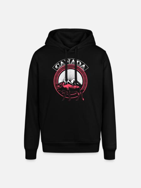 Kanada Schnee Staat Geschenkidee - Stanley/Stella Unisex Hoodie SOUNDER - Schwarz