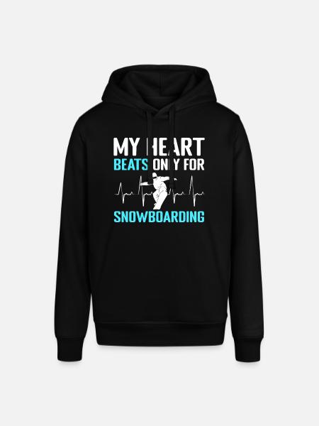 Snowboard Extremsport Boarder - Stanley/Stella Unisex Hoodie SOUNDER - Schwarz
