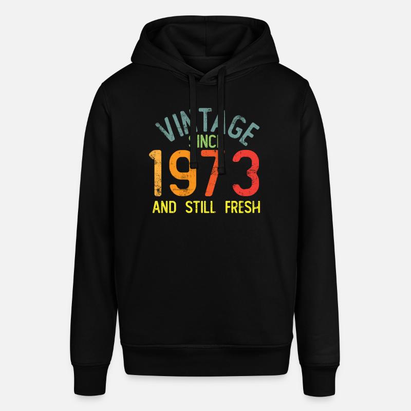 Millésime 1973 - Sweat à capuche SOUNDER Stanley/Stella Unisexe - noir
