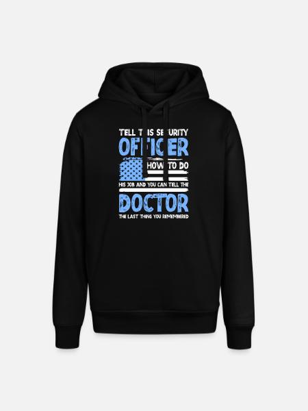 Security guard protection service - Stanley/Stella SOUNDER Unisex Hoodie - black