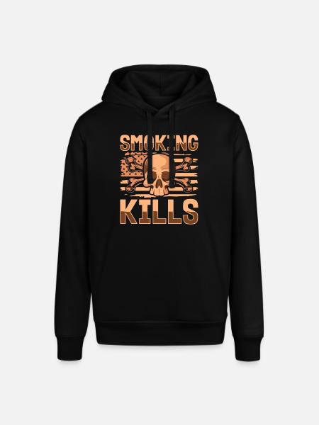 Cigarette Tobacco Lung - Stanley/Stella SOUNDER Unisex Hoodie - black