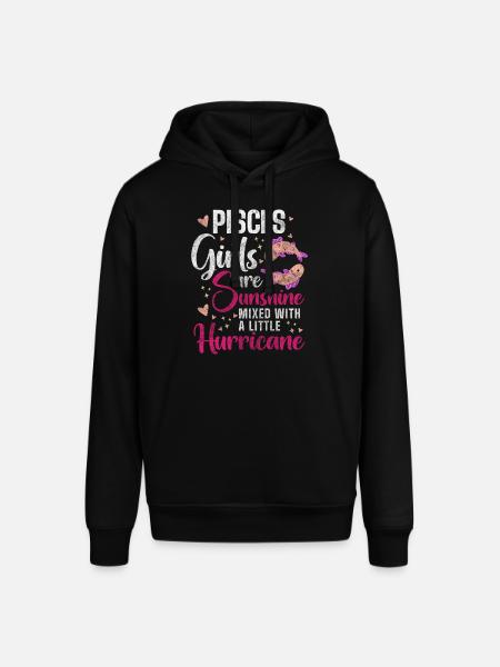 Pisces February Superstitions - Stanley/Stella SOUNDER Unisex Hoodie - black
