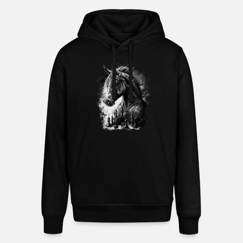 Cheval d’échecs chevalier - Sweat à capuche SOUNDER Stanley/Stella Unisexe - noir