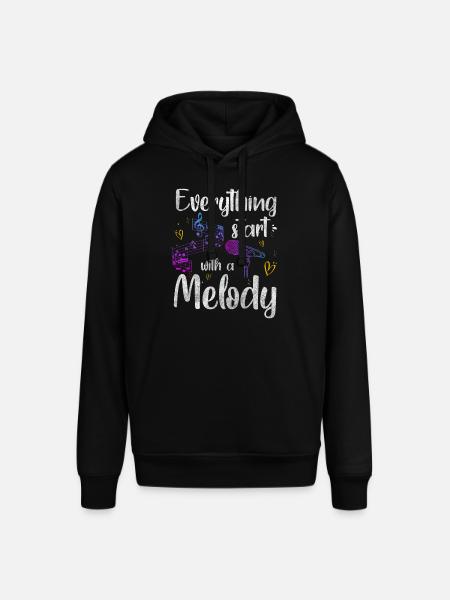 Music, Passion, Singing, Singing - Stanley/Stella SOUNDER Unisex Hoodie - black