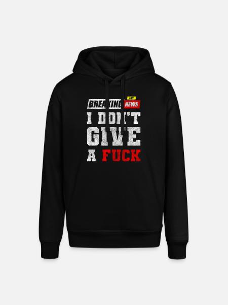No interest, indifference - Stanley/Stella SOUNDER Unisex Hoodie - black