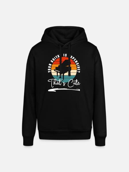 Piano Art Piano Player - Stanley/Stella SOUNDER Unisex Hoodie - black