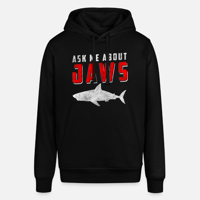 Shark predator teeth - Stanley/Stella SOUNDER Unisex Hoodie - black