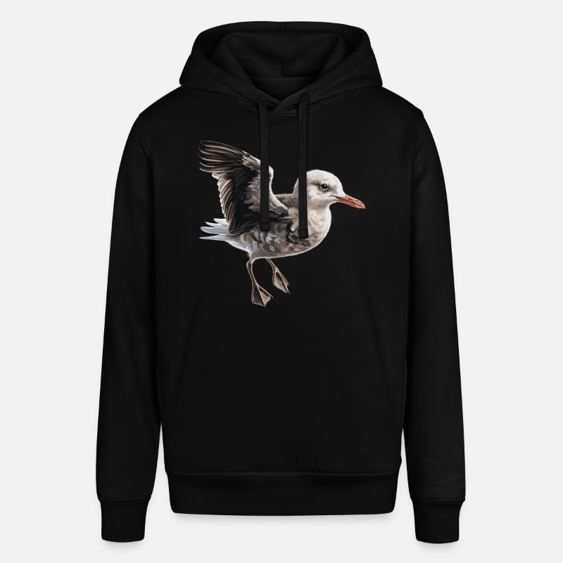 Bébé mouette Seabird - Sweat à capuche SOUNDER Stanley/Stella Unisexe - noir