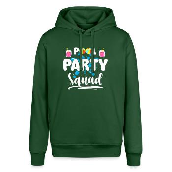 Party Partymonster Sommer - Stanley/Stella Unisex Hoodie SOUNDER - Flaschengrün - Vorne - Alina (178cm) & Michal (187cm)